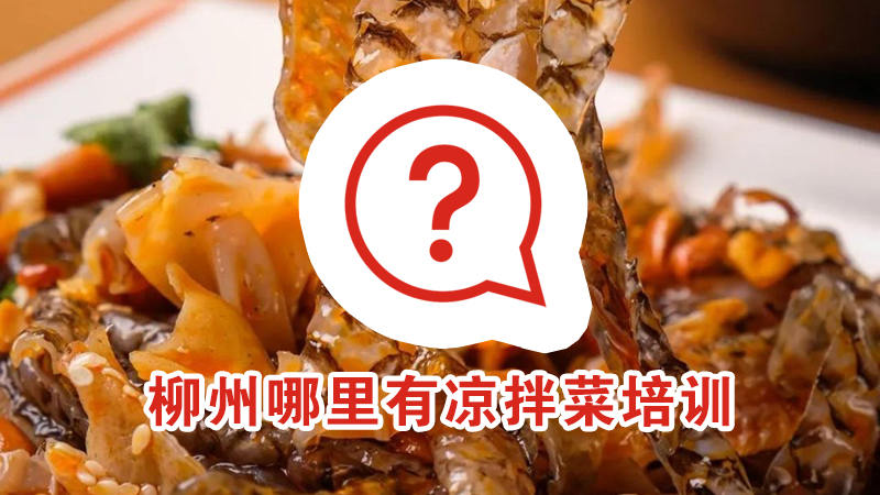 柳州哪里有凉拌菜培训？红松叶凉拌菜味道好，学费不贵